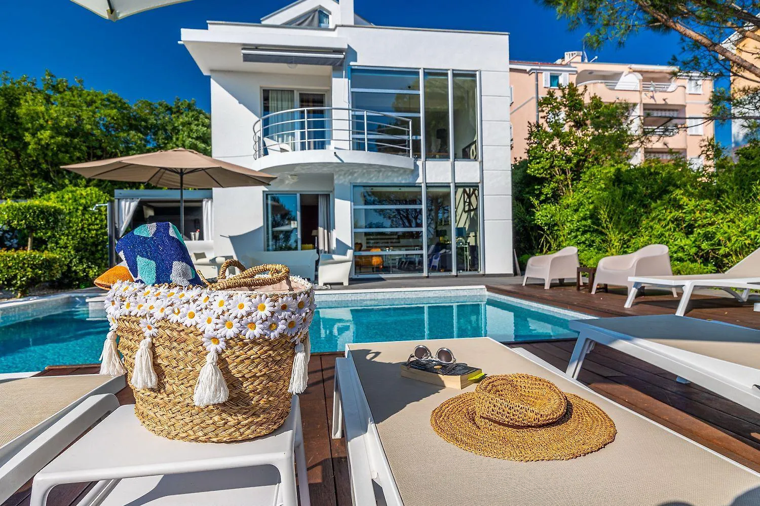 Villa Mit Privatpool, Whirlpool, 350 Meter Zum Strand Dramalj Holiday home