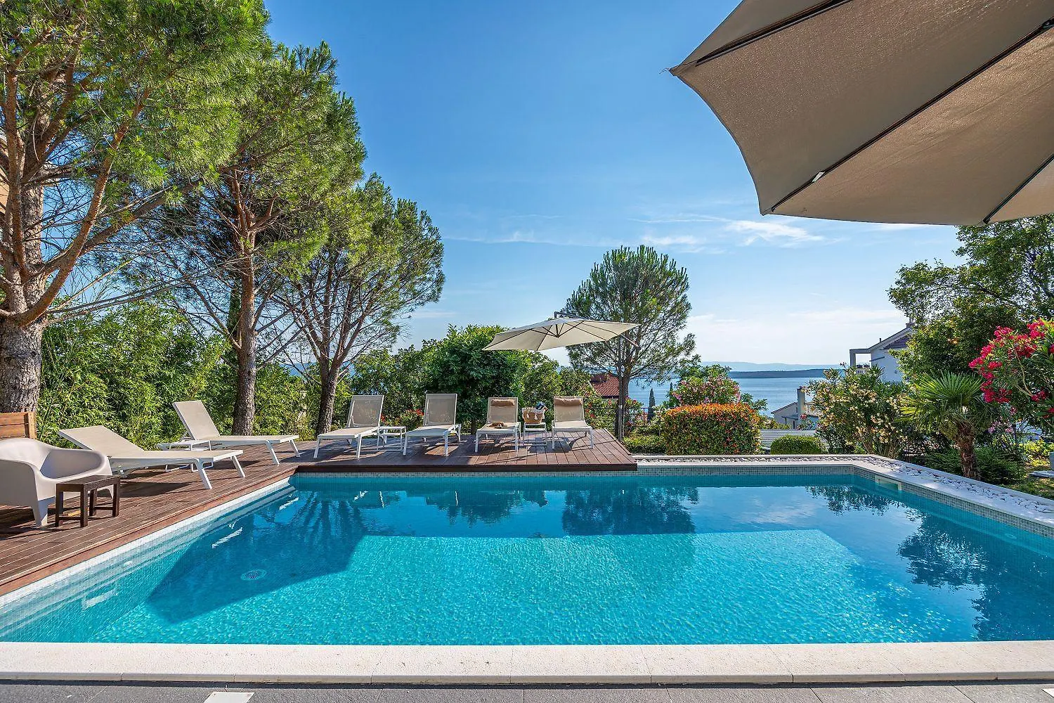 Villa Mit Privatpool, Whirlpool, 350 Meter Zum Strand Dramalj Croatia